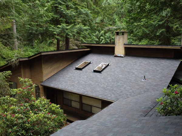 Asphalt shingle roof in Port Orchard after roof cleaning services in Spring